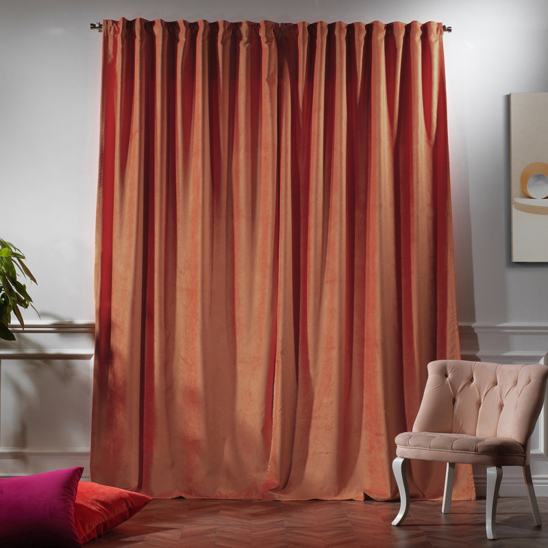 Decorative Double Panel in Matt, Extra Wide X Extra Long, L 52 po x L 72 po, 56 - orange