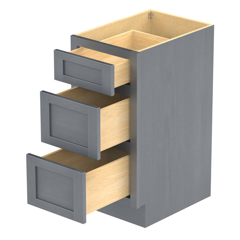 Base de meuble-lavabo de 15 po seulement, Argent