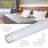 LED Tape Light Mounting Channel, Corner Mount, Silver 5-Pack