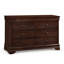 Commode double à 8 tiroirs 59,75 po Aaleiyah