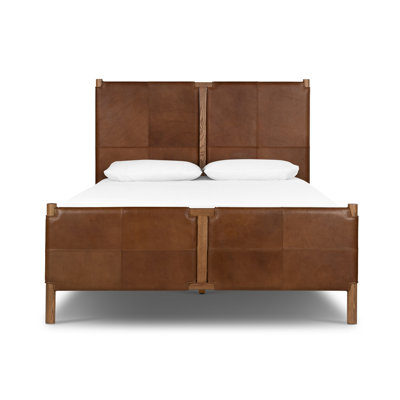 Sunita Leather Bed