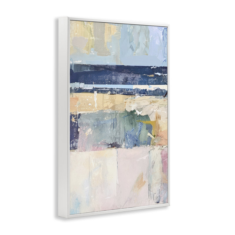 Giclée nautique encadrée, design par Raymond Powers, H 30 po x l 20 po, Estampe numérique encadrée blanc bord de mer
