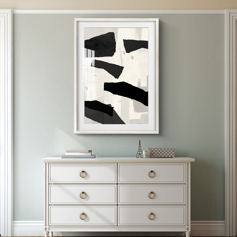 Mountain Paths II -Framed Print, 28.5" H x 20.5" W, White