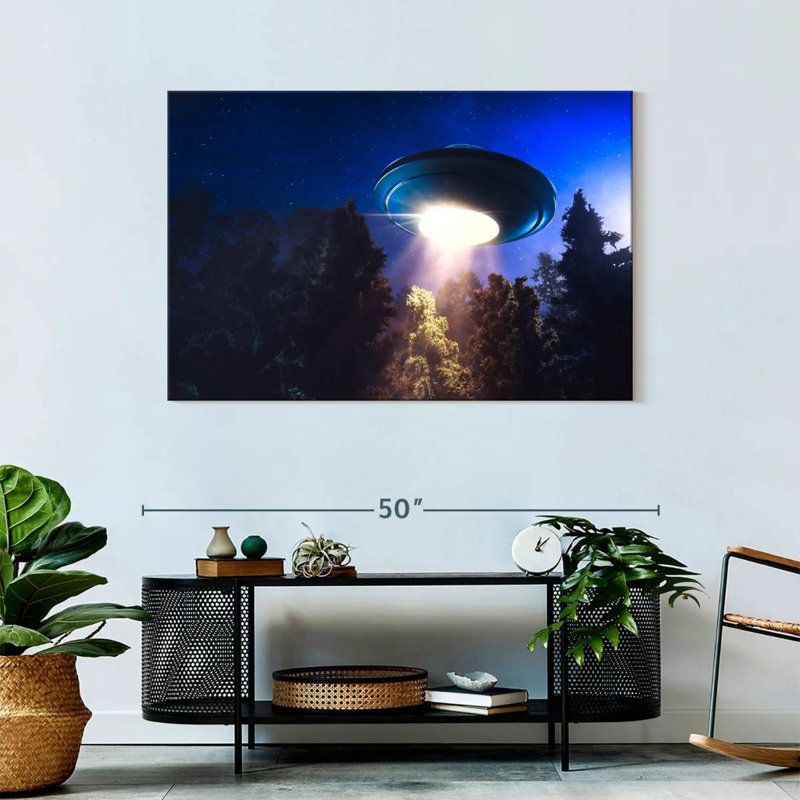 Kelan Ancient UFO, 30" H x 45" W