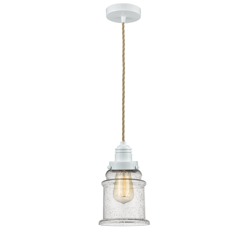 Cecil 1 - Light Single Pendant, White