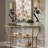 Scaife 54.2'' Glass Top Console Table