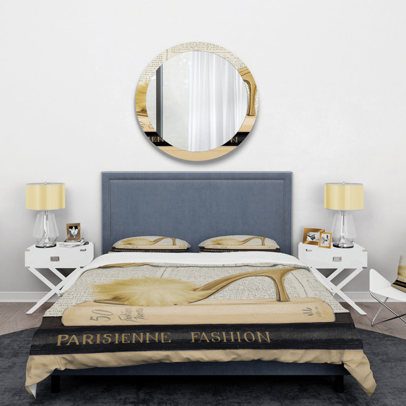 Polyester Weave / Muslin Abstract Duvet Cover, King Duvet Cover + 2 Shams