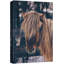 Chevaux qui courent, rétro, effet de bois, panneau, pays des Shetland, poneys, art numérique, ferme rustique, faune-101090804-101090807