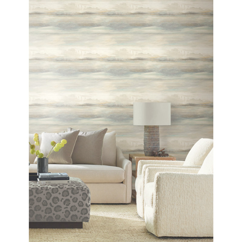 Candice Olson Tranquil Wallpaper Double Roll, Multi