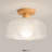Ajub Glass Semi Flush Mount