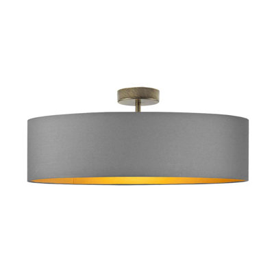 Sundquist Fabric Semi Flush Mount