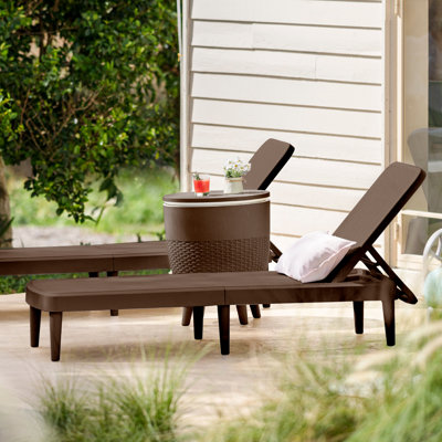 Tahiti Outdoor Resin Chaise Lounge Set