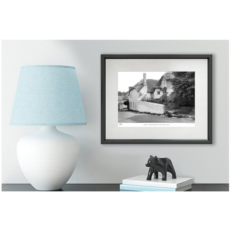 Beer, Shepherds Cottage 1922 - Single Picture Frame Print, 45cm H x 60cm W x 2.3cm D