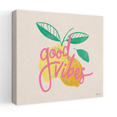 Good Vibes Lemons I, art tropical
