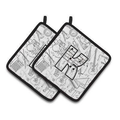 Note de musique Potholder