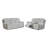 Bruni Grey Console Reclining Loveseat