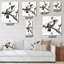 Horloge murale pleurs sur une branche-1026644939