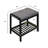 Solid Bamboo Upholstered Bench-2005738990