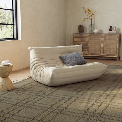 McCullen Armless Bean Bag Sofa, Bean Bag Chairs,Soft Armless Fireside Lounge Chair by Viv + Rae