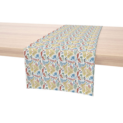 Table Runner, 100% Cotton, Floral 54