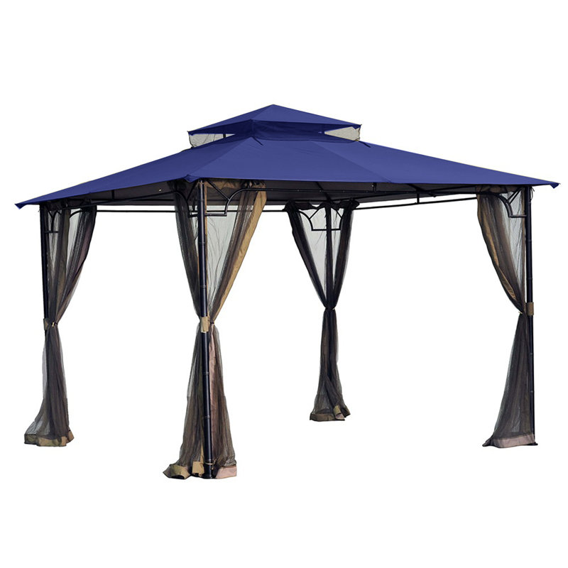 Auvent de remplacement pour pavillon de jardin en bambou SEULEMENT, Vert, Tissu Riplock 350