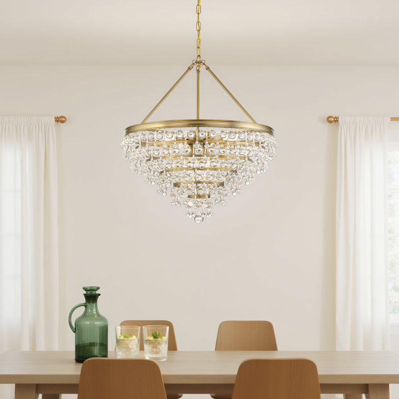 Alena 8 - Light Dimmable Tiered Chandelier