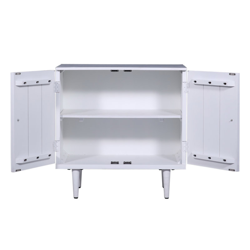 Frannie White Two Door Cabinet