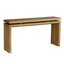 Console de 60 po en brun rétro, suspension à deux planches, structure en bois massif, plateau, rangement ouvert, table d’entrée de 120 lb brun antique avec design, surface, style rustique, rangement pour