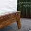 Base de lit plateforme en bois massif de qualité supérieure avec tête de lit Jildardo - capacité de 800 lb, sans sommier, convient à tous les matelas-91715930-91715933
