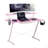 TS-200 Carbon Computer Gaming Desk With Shelving