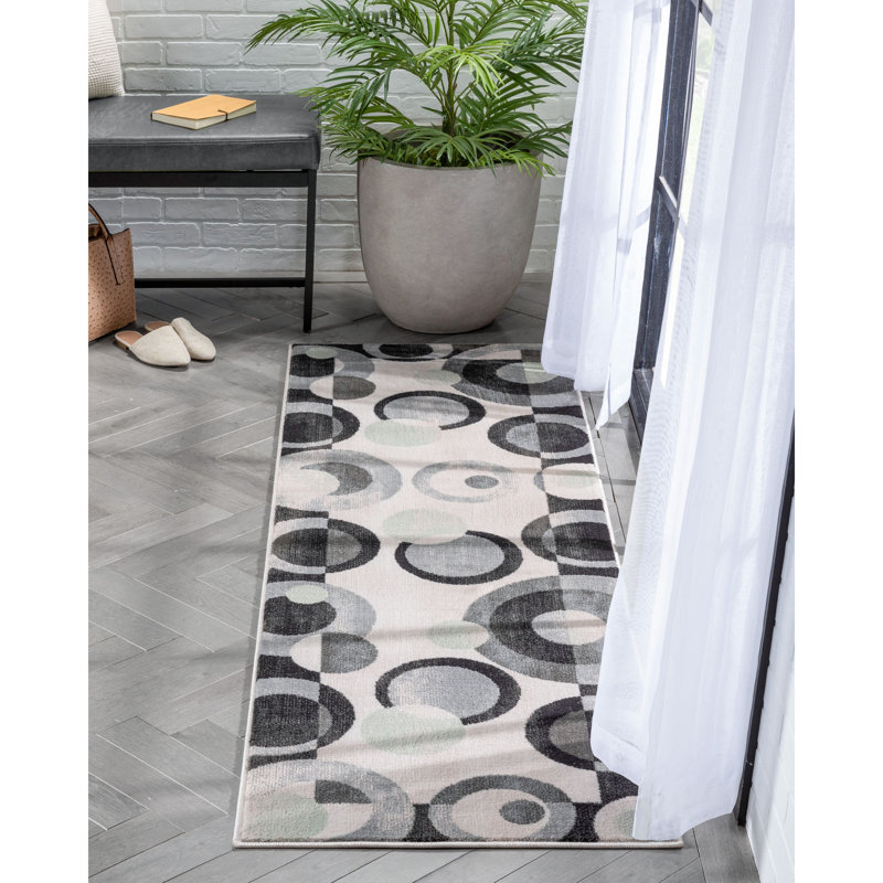 Chimeng Geometric Indoor Rug, Runner 2'3" x 7'3"