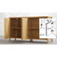 55"W  Storage Sideboard Cabinet with Adjustable Shelves