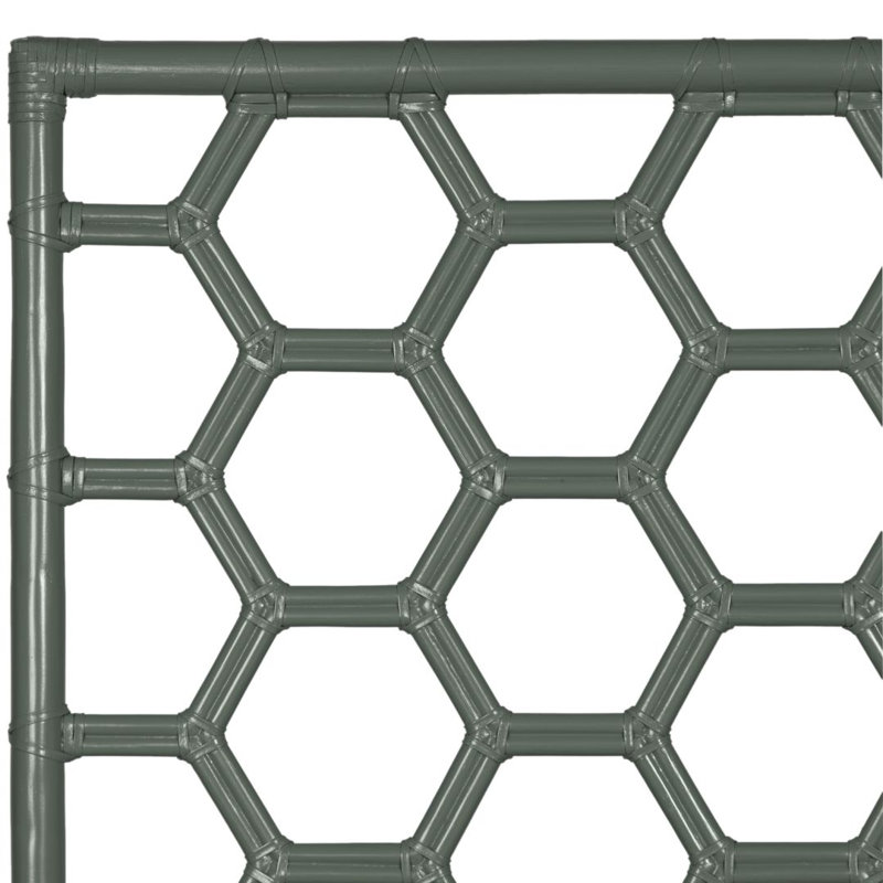 Honeycomb Bed, Queen, Light Gray