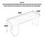 Sous-bureau de bureau en bois massif et acrylique transparent-1777858347