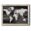 Carte du monde industriel - reproduction de cadre photo sur toile-1073325317
