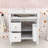 Modern Bathroom Vanity with Storage and Wood Construction-1571378915