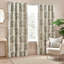 Cashwell Jacquard Eyelet Curtains-1113096328-1113096336