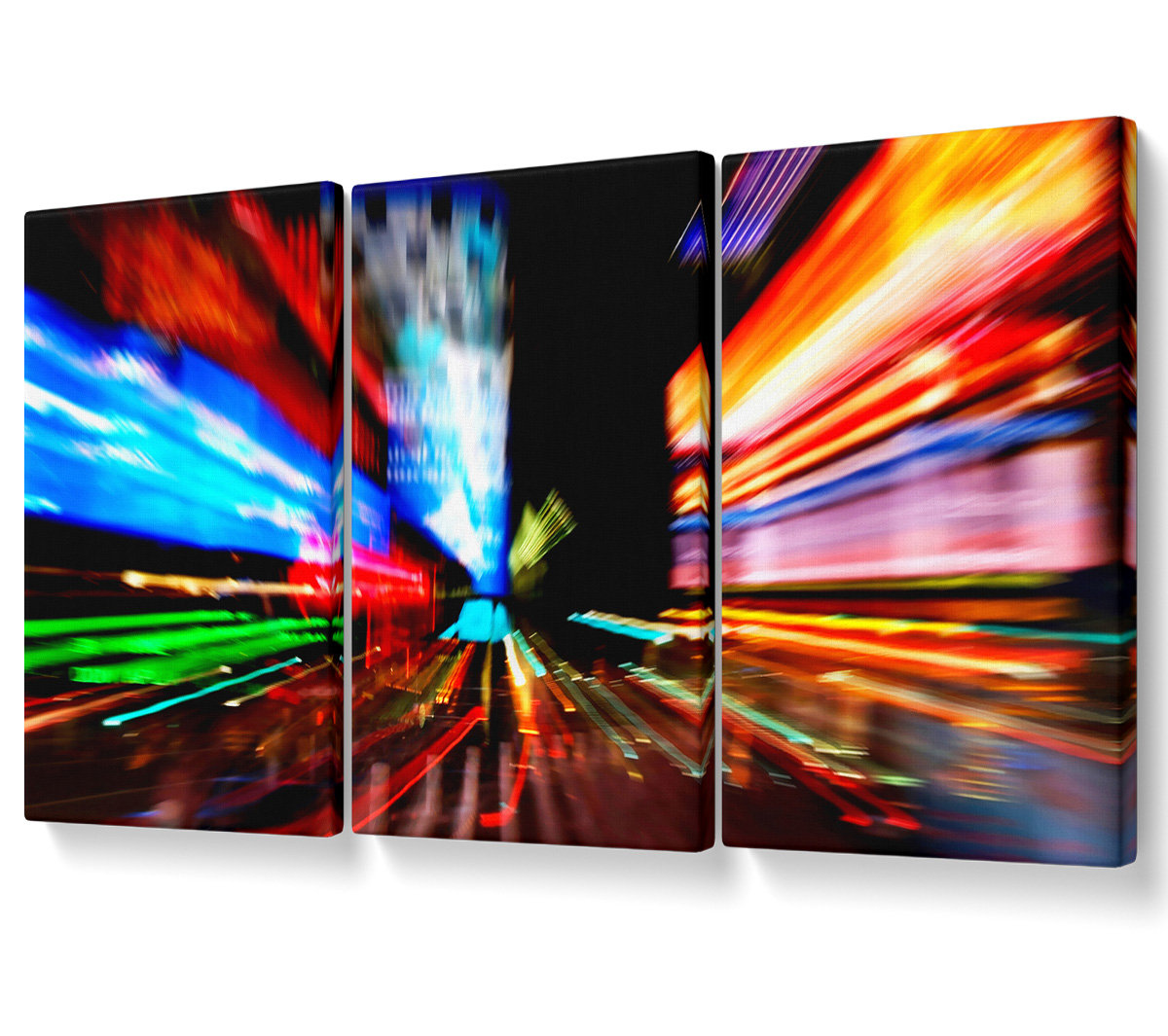 Ivy Bronx Tokyo City Lights - 3 Piece Wrapped Canvas Graphic Art Set ...