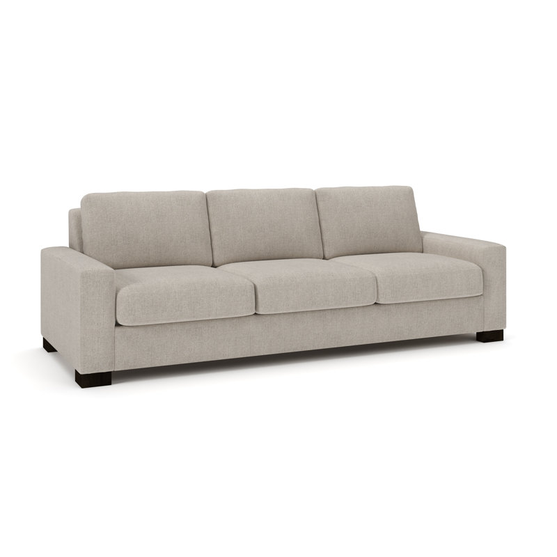 Canapé rembourré 100 po Jonie, Chenille texturée Monique