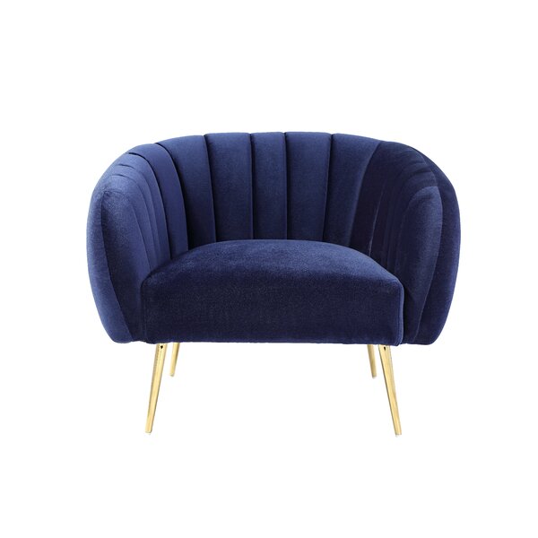 Willa Arlo Interiors Mariah Velvet Accent Chair | Wayfair