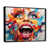 Black Floater Framed