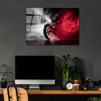 Elegant Decorative Tempered Glass Painting, 19.7 x 27.6 Inches | 100% Tempered Glass, Thickness: 0.16 Inches | Perfect for Home Decor, Living Room, and Office | Stunning Art Piece with Modern Aesthetic