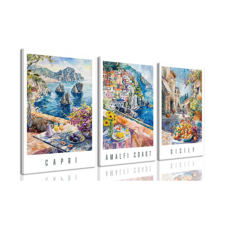 3 Piece Wrapped Canvas Print