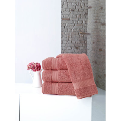 Hamer 4-Piece Luxury Bath Towel Set – 100% Turkish Cotton, Ultra-Soft & Highly Absorbent, 30"x54", Elegant Dobby Design for Spa & Home