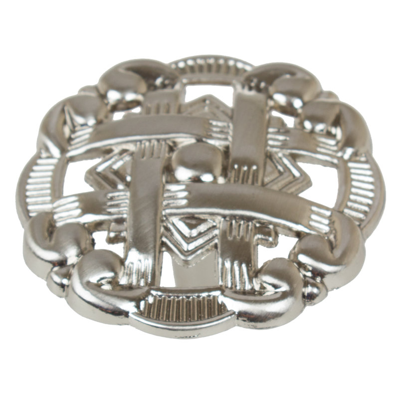Poignée fantaisie Celtic 1 3/8 ", Nickel satiné