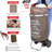 dbest products Laundry Trolley Dolly, Brown Laundry Bag Hamper Basket cart with Wheels Sorter