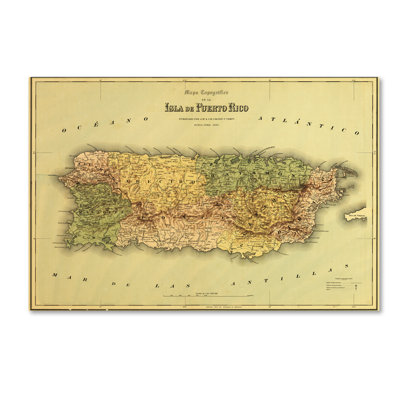 «Map 29» par Kadey, impression sur toile