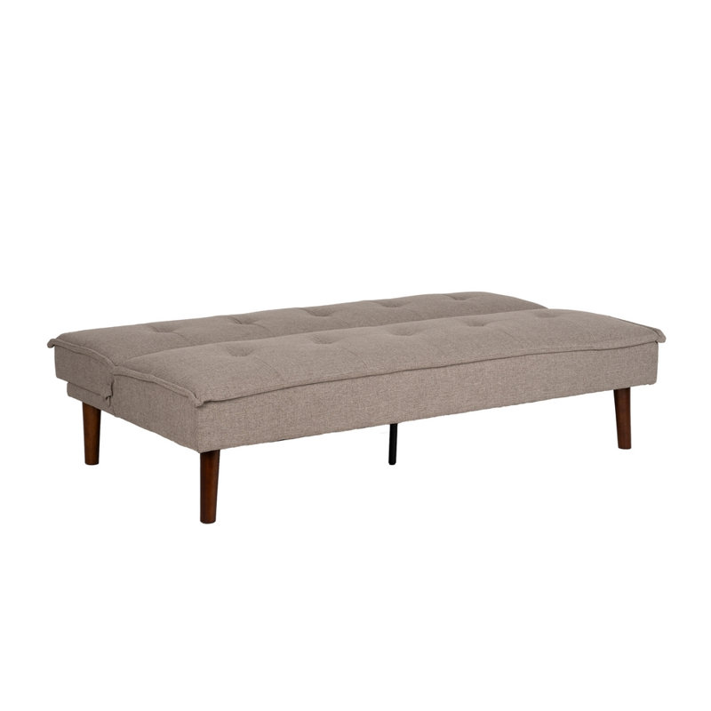 Mykonos 3 Seater Chenille Sofa Bed, Beige