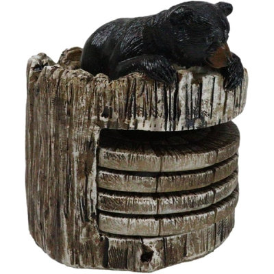 Ensemble de sous-verres et porte-bagues Western Western