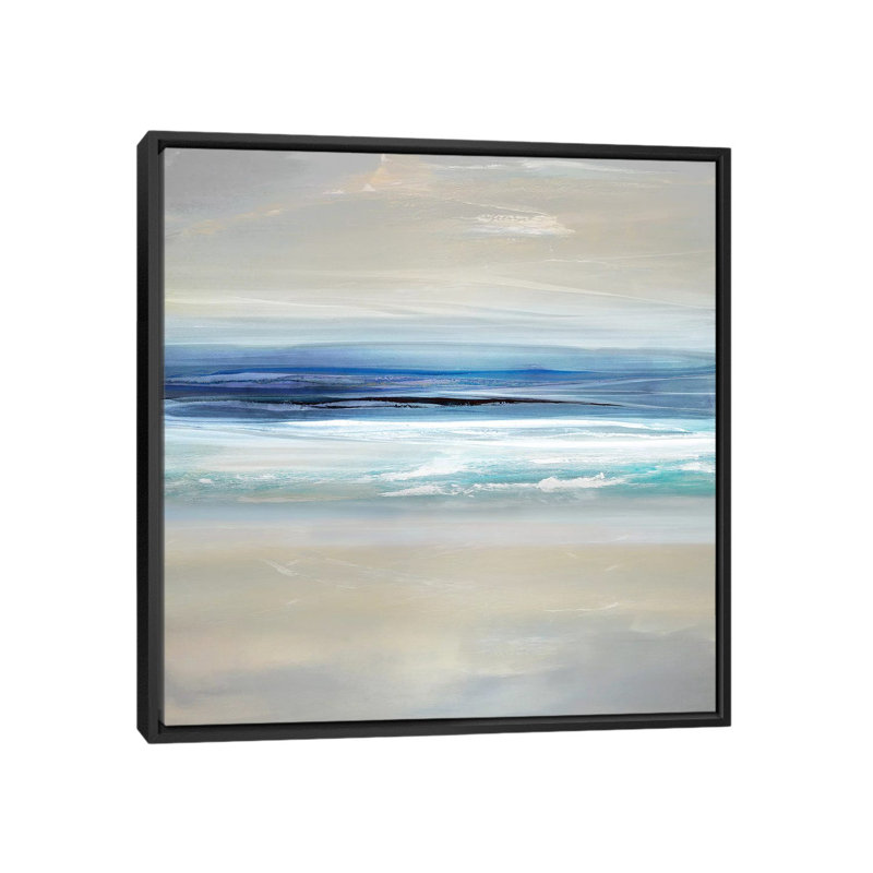 " Sway II " by Rachel Springer, 18" H x 18" W x 1.5" D, Black Framed Canvas, No Mat